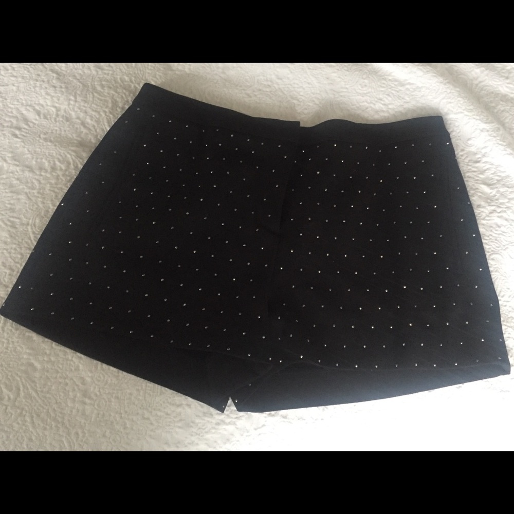 BCBGMaxaria Black Studded Short